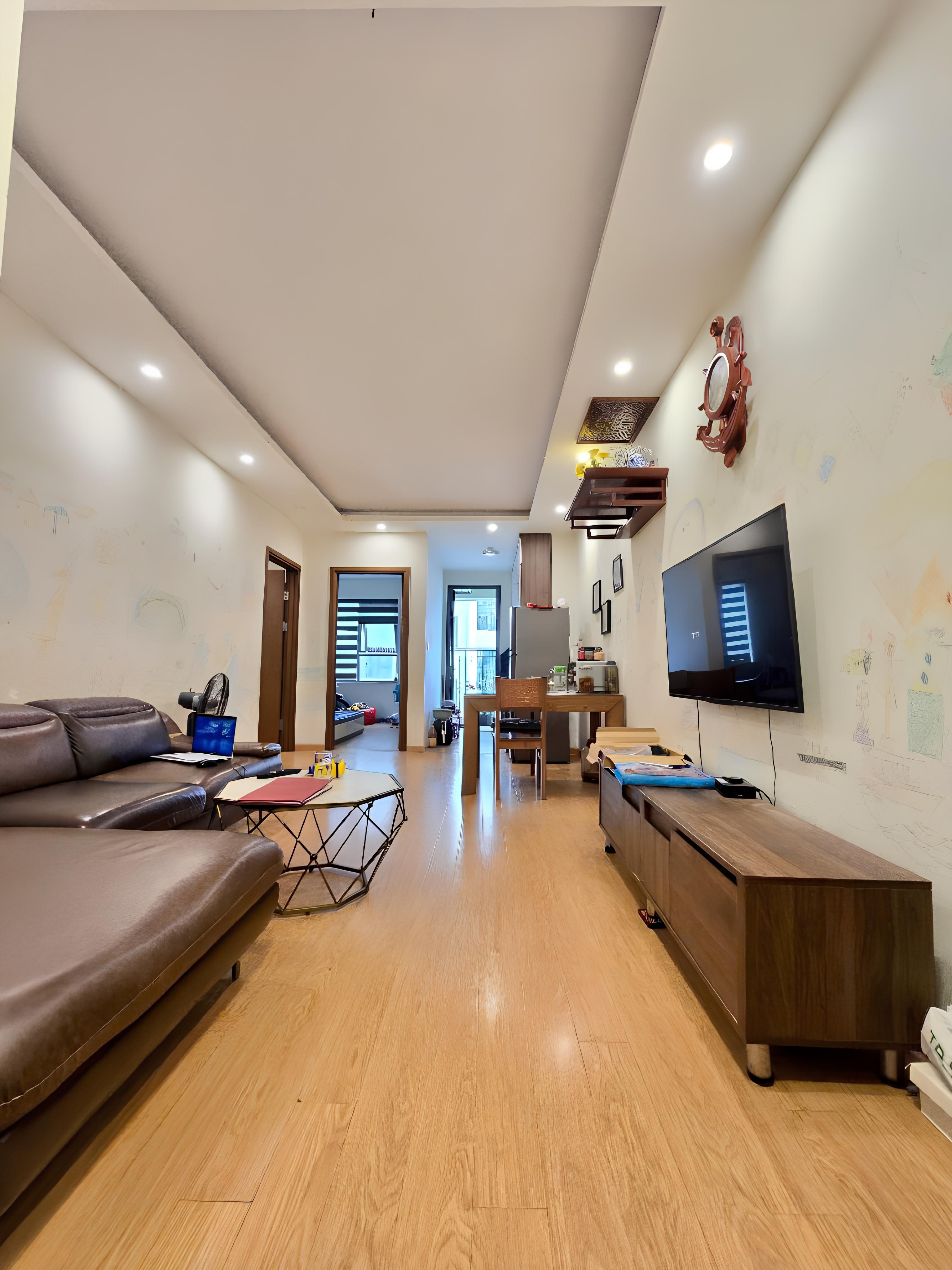 (Tin thật 100%) CH 68m2 x 2PN có lốt ôtô tại Gelexia Tam Trinh - ban công hướng Nam - nội thất đẹp - Ảnh chính